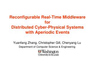 Reconfigurable Real-Time Middleware for Distributed Cyber-Physical Systems with Aperiodic Events