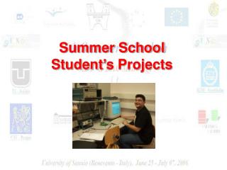 Summer School Student’s Projects