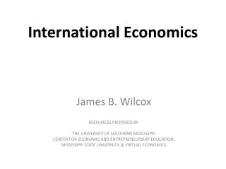 International Economics