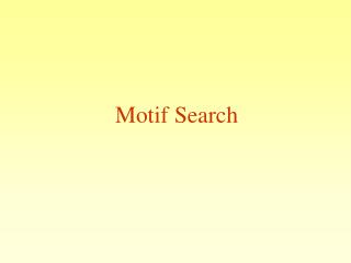 Motif Search