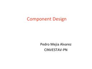 Component Design