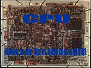 Slide 1 – CPU Acronym