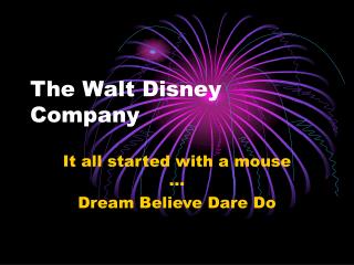 The Walt Disney Company