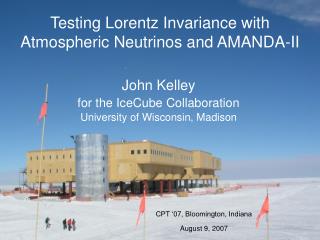 Testing Lorentz Invariance with Atmospheric Neutrinos and AMANDA-II