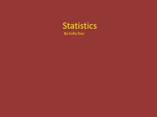 Statistics