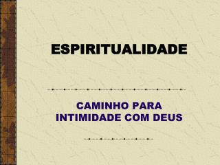 ESPIRITUALIDADE