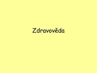 Zdravověda