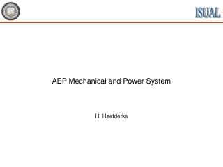 AEP Mechanical and Power System