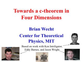Towards a c-theorem in Four Dimensions