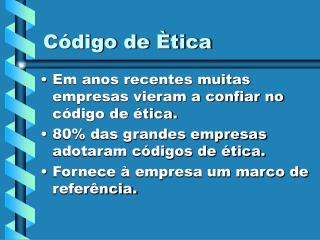 Código de Ètica