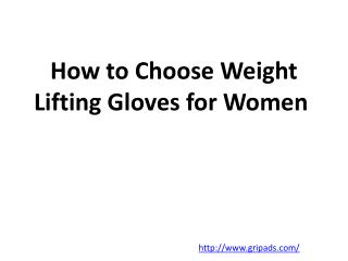 Weight Lifting Gloves