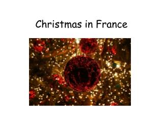 Christmas in France