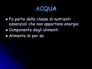 ACQUA