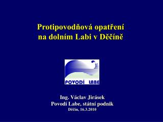 Protipovodňová opatření na dolním Labi v Děčíně