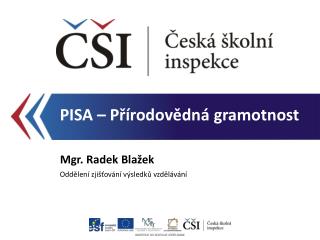 PISA – Přírodovědná gramotnost