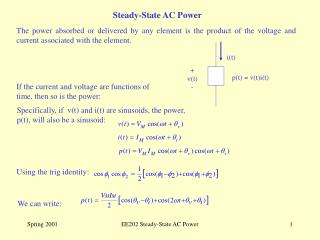 Steady-State AC Power