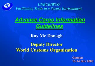 Advance Cargo Information Guidelines