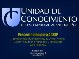 GRUPO EMPRESARIAL ANTIOQUEÑO