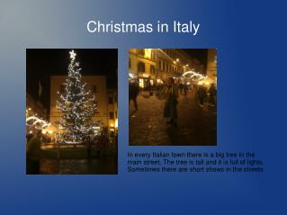 Christmas in Italy