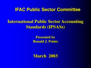 IFAC Public Sector Committee