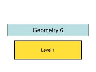 Geometry 6
