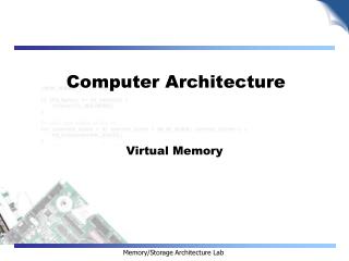 Computer Architecture