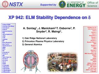 XP 942: ELM Stability Dependence on d