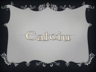 Calciu