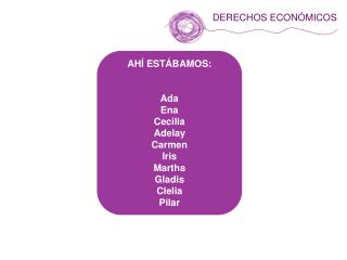 DERECHOS ECONÓMICOS