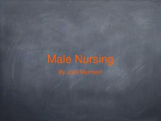 Male Nursing