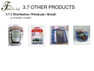 3.7 OTHER PRODUCTS