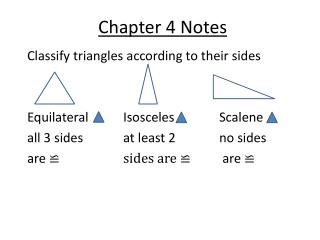 Chapter 4 Notes