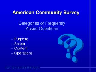 American Community Survey