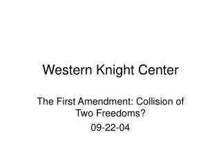 Western Knight Center