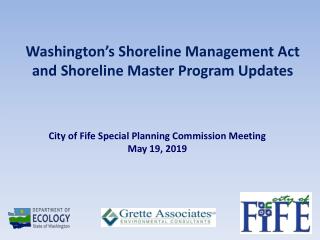 Washington’s Shoreline Management Act and Shoreline Master Program Updates