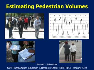 Estimating Pedestrian Volumes