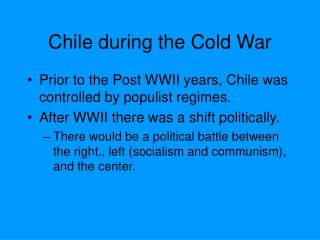 Chile during the Cold War