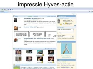 impressie Hyves-actie