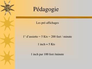 Pédagogie