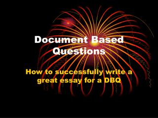 Document Based Questions