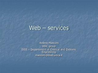 Web – services