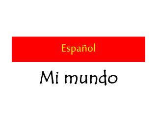 Espa ñol