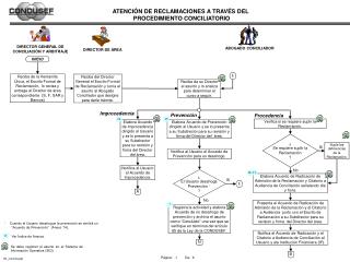 DIRECTOR GENERAL DE CONCILIACIÓN Y ARBITRAJE