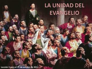 Lección 3 para el 15 de octubre de 2011