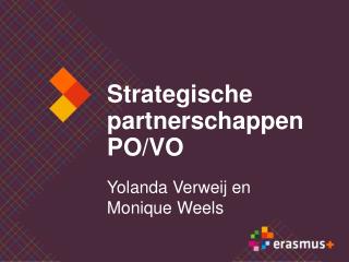Strategische partnerschappen PO/VO