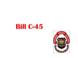 Bill C-45