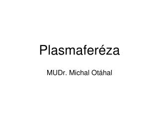 Plasmaferéza