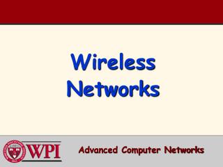 Wireless Networks