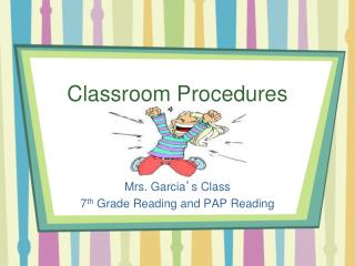 Classroom Procedures