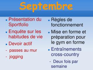 Septembre